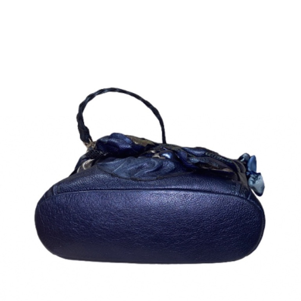 BRIGHTON MASTERPIECE 3D FLORAL LEATHER APPLIQUE SHOULDER BAG - Picture 6 of 8